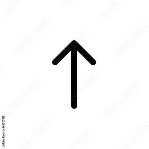 Up Arrow Icon, Upward side Icon