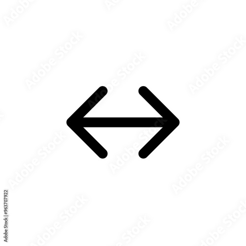 Double side Arrow, left right side arrow