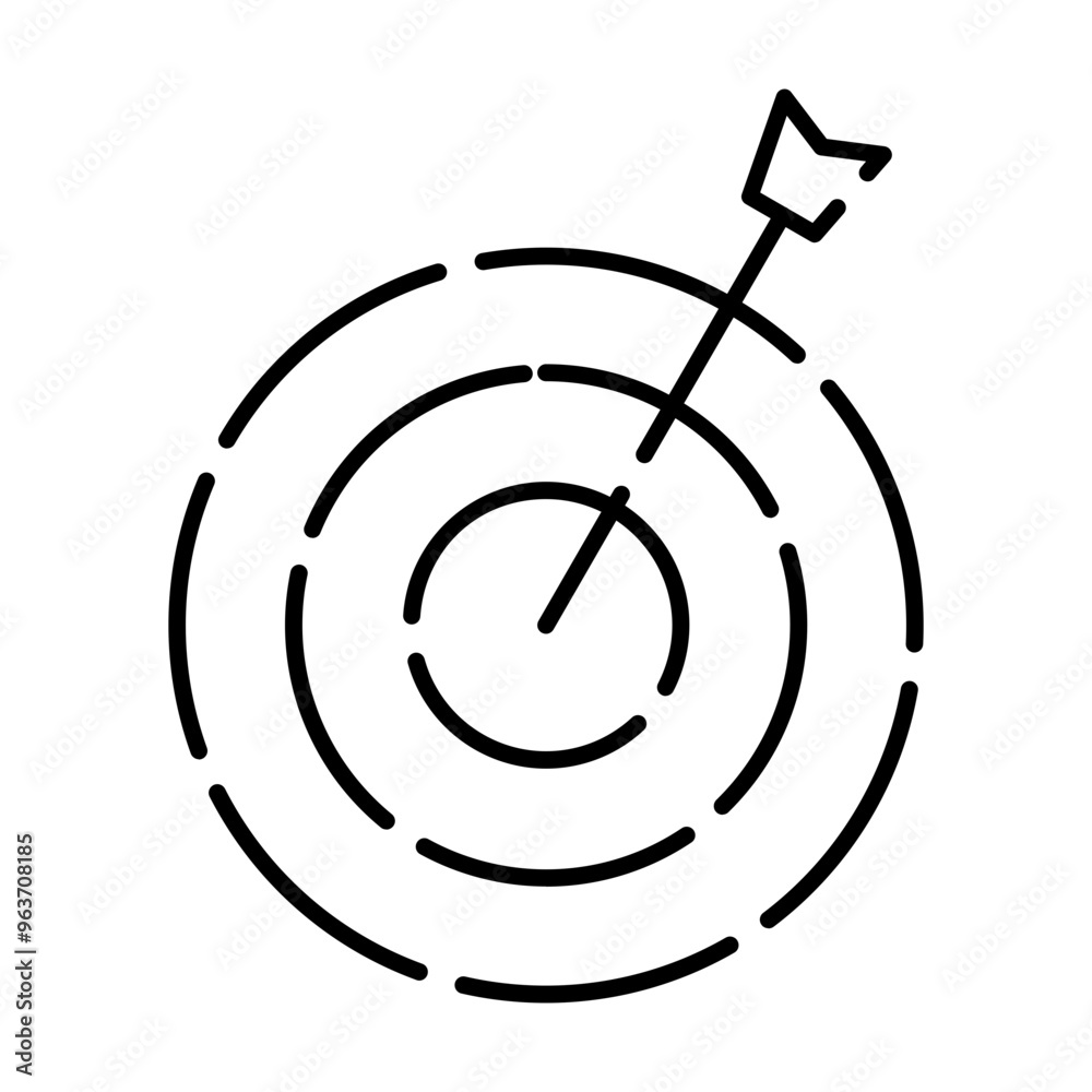 target with arrow, digital marketing, SEO icon target with arrow, digital marketing, SEO icon