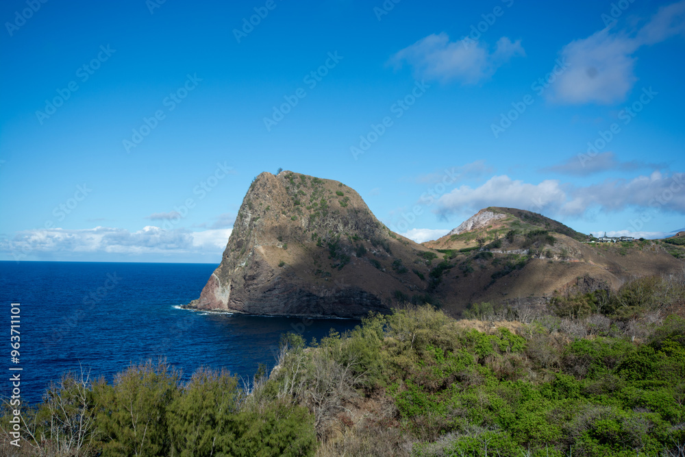 View of the west coast of Maui. Area of Olowalu, Hawaii View of the west coast of Maui. Area of Olowalu, Hawaii