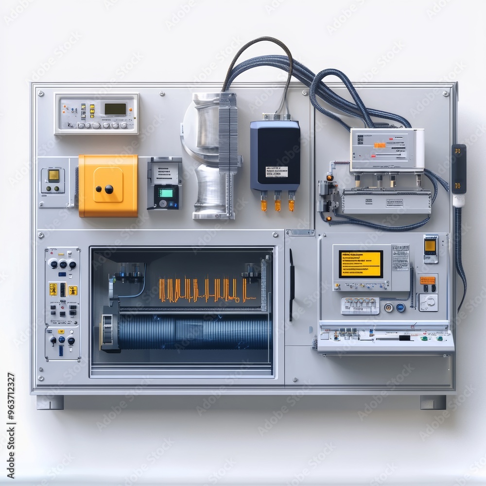 Fototapeta premium A set of condition monitoring devices. Generative AI