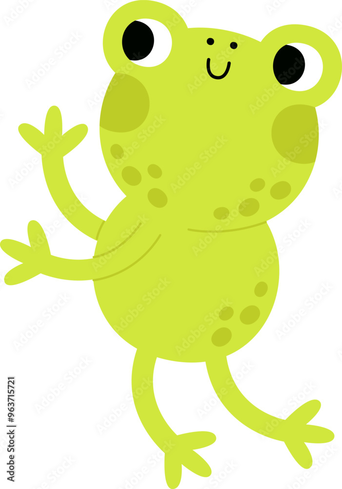 Fototapeta premium Hand Drawn Frog Character