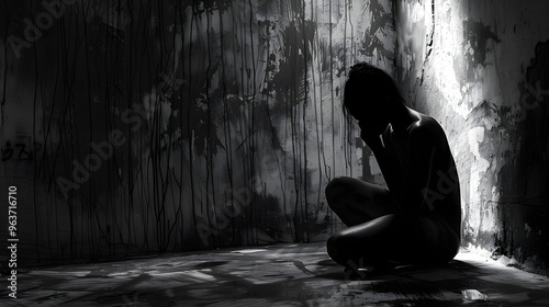 A person trapped in a toxic relationship feels lonely and helpless, seeking a way out.