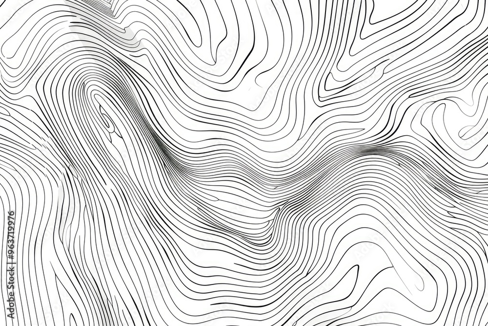 A grayscale depiction of undulating terrain A grayscale depiction of undulating terrain
