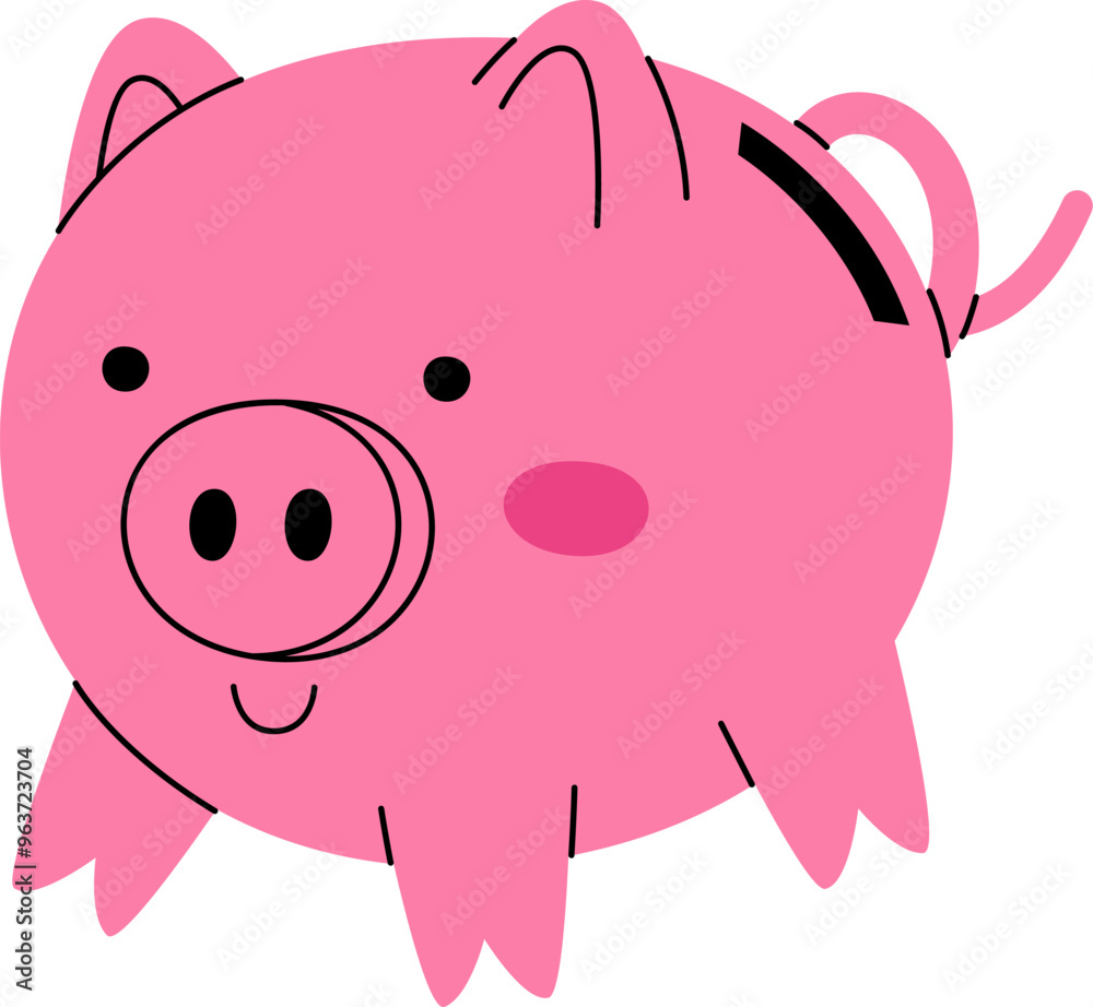 Fototapeta premium Piggy Bank Coin Container