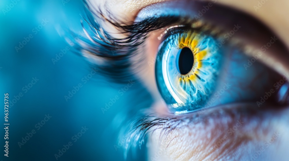 Close-up of a Colorful Eye Close-up of a Colorful Eye