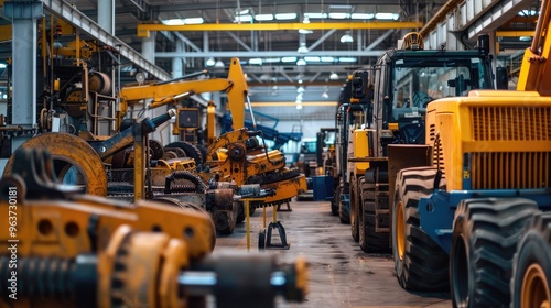 Industrial Machinery in a Warehouse Setting