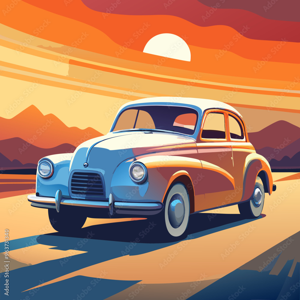 car on the beach