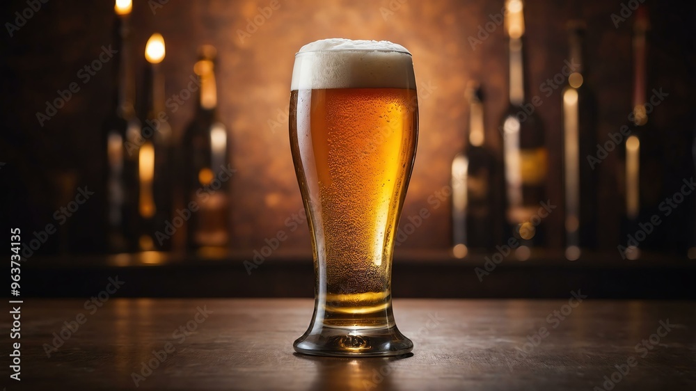 wheat beer cocktail/alcoholic drink isolated in aesthetic background