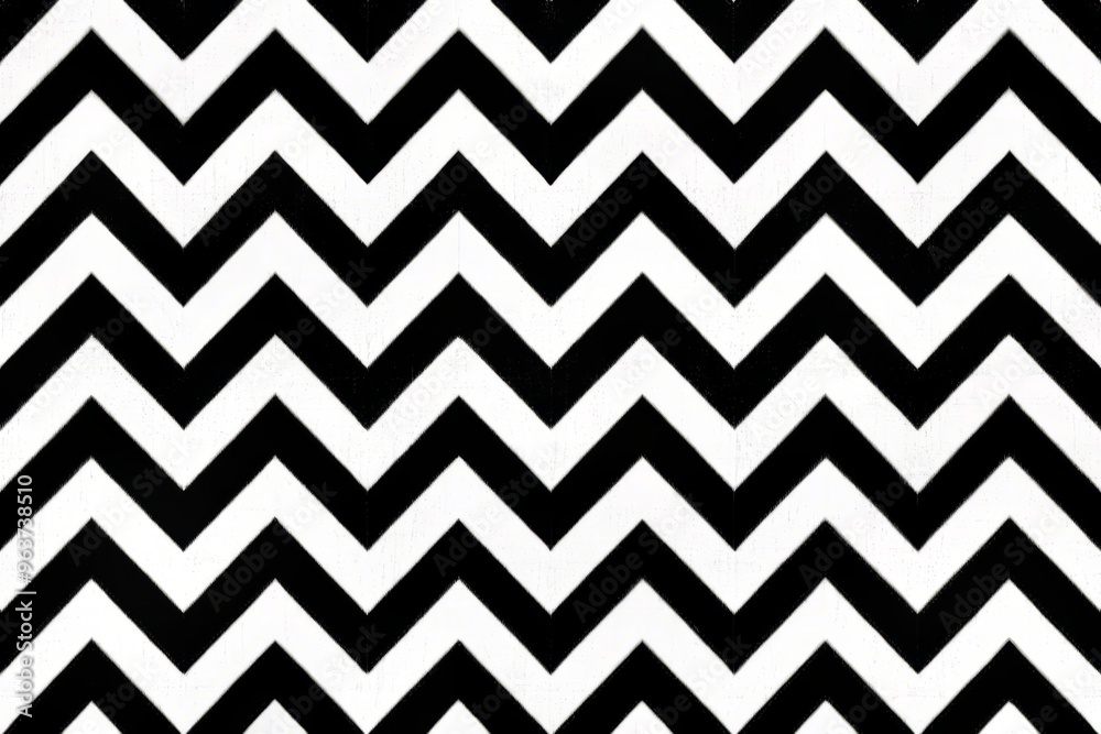 A seamless repeating pattern of bold black and white zigzag lines on a transparent background, perfect for use as a graphic design element or textile print. A seamless repeating pattern of bold black and white zigzag lines on a transparent background, perfect for use as a graphic design element or textile print.