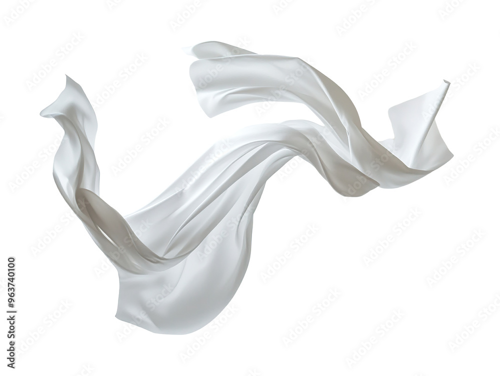 white paper flying, sheet falls and twists, white background PNG white paper flying, sheet falls and twists, white background PNG