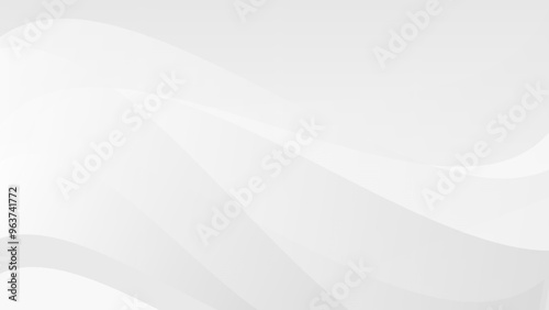 Abstract white liquid shapes background 