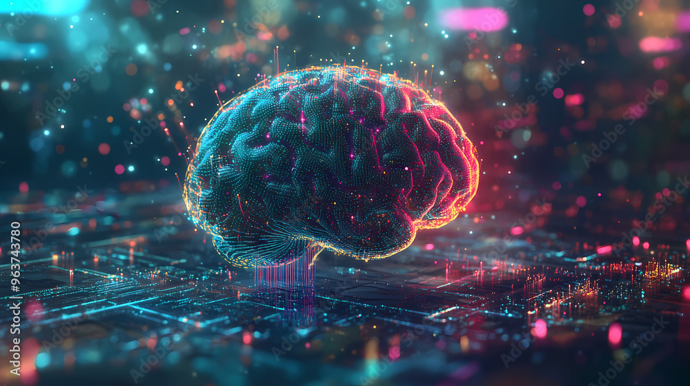 Large language model ai machine learning concept brain business, illustration. Psychedelic. Illustration Large language model ai machine learning concept brain business, illustration. Psychedelic. Illustration