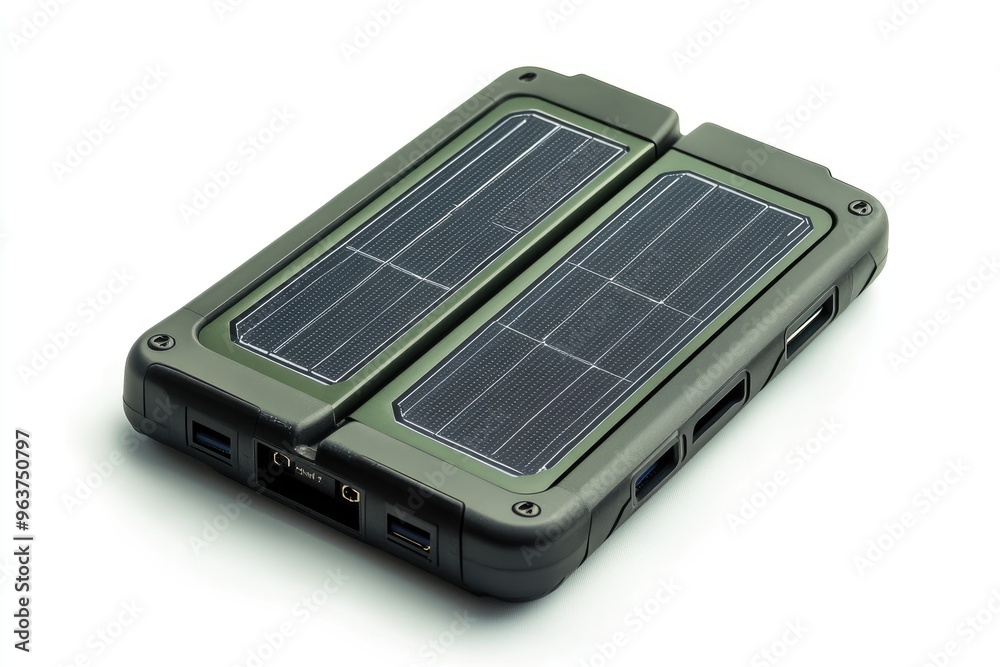 Foldable Solar Panel Power Bank with Multiple Ports Foldable Solar Panel Power Bank with Multiple Ports