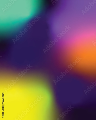 A galaxy background with a stunning gradient and blur effect, blending glowing stars, nebulae, and planets, creating a mysterious and beautiful outer space atmosphere