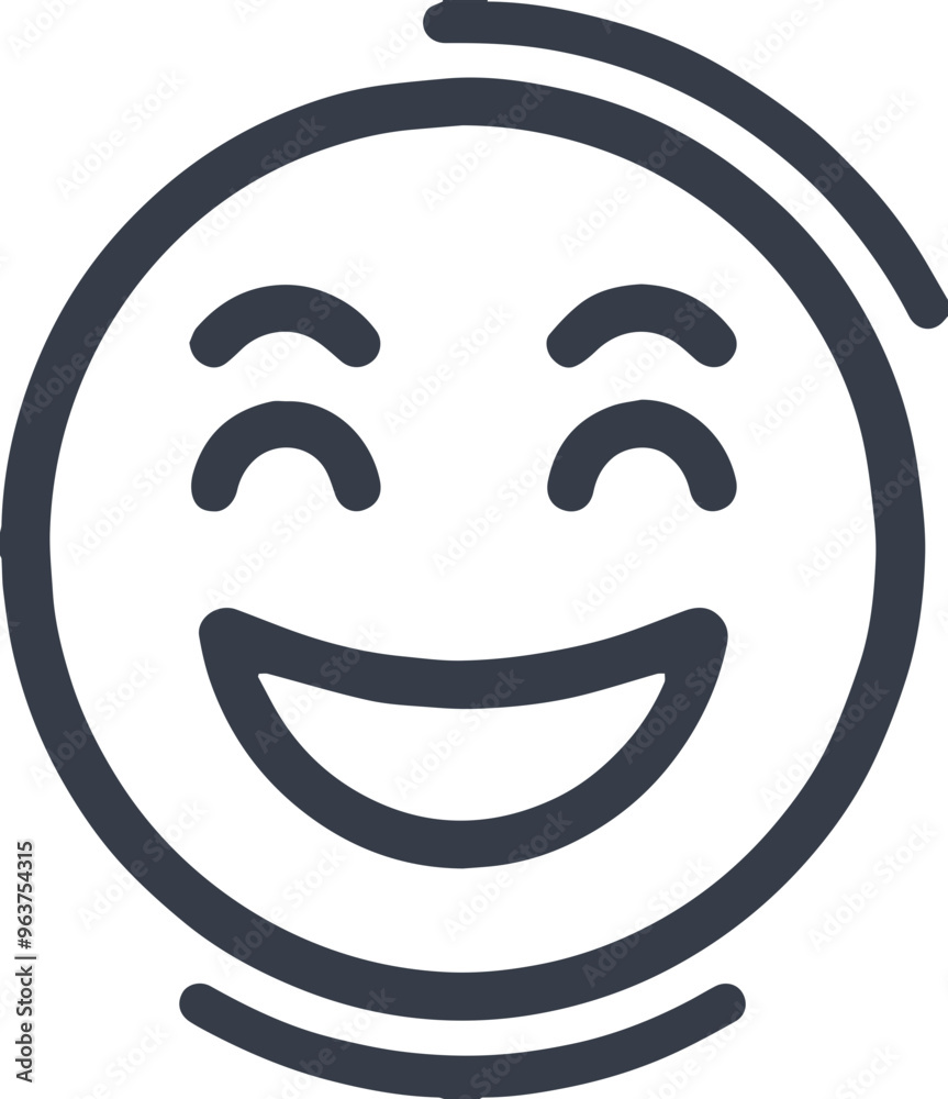 Happiness and positive emotions expressed through smiley face icons Happiness and positive emotions expressed through smiley face icons