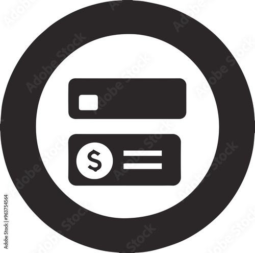 Credit card and payment icons: online payments and financial transactions