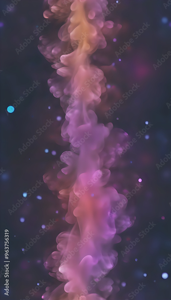 magical misty with bokeh effect in black background magical misty with bokeh effect in black background