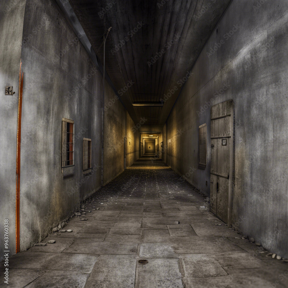 scary prison illustration background scary prison illustration background