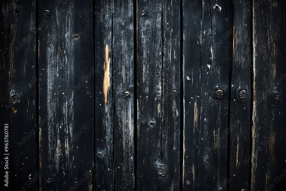 Fototapeta premium Rustic old wood wall texture with weathered planks and peeling paint