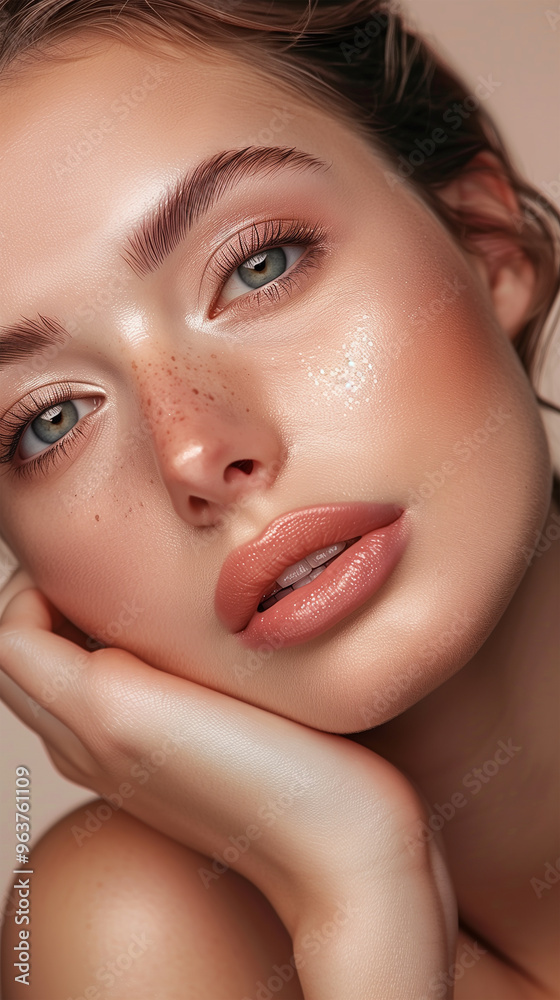 Portrait of Beautiful Women, Skincare Model Portrait of Beautiful Women, Skincare Model