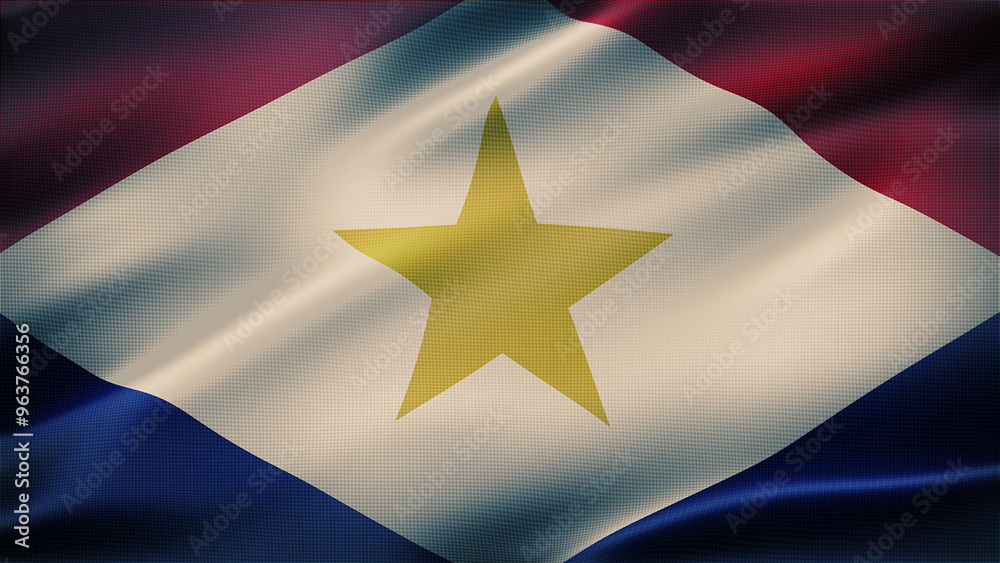 Saba Flag 8K Zoom in Saba Flag 8K Zoom in
