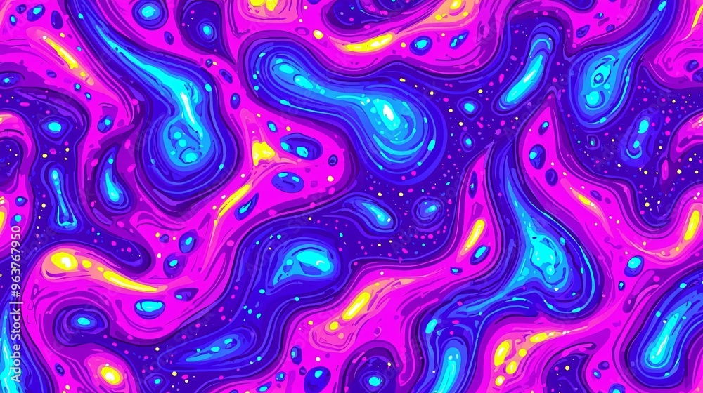 Abstract Swirling Pattern in Vibrant Colors Abstract Swirling Pattern in Vibrant Colors