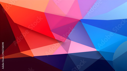 Geometric Burst Abstract Background