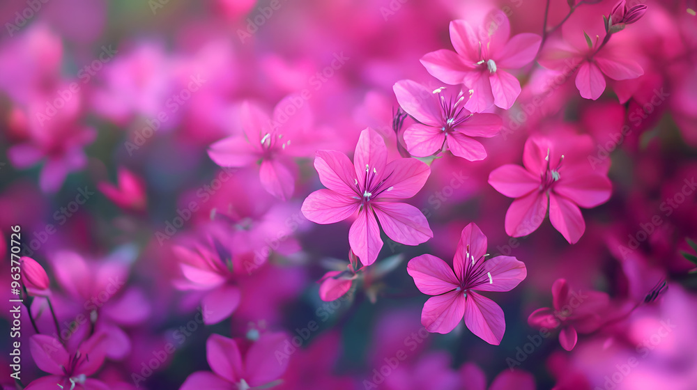 The beauty of nature is amplified by flowers in brilliant magenta tones The beauty of nature is amplified by flowers in brilliant magenta tones