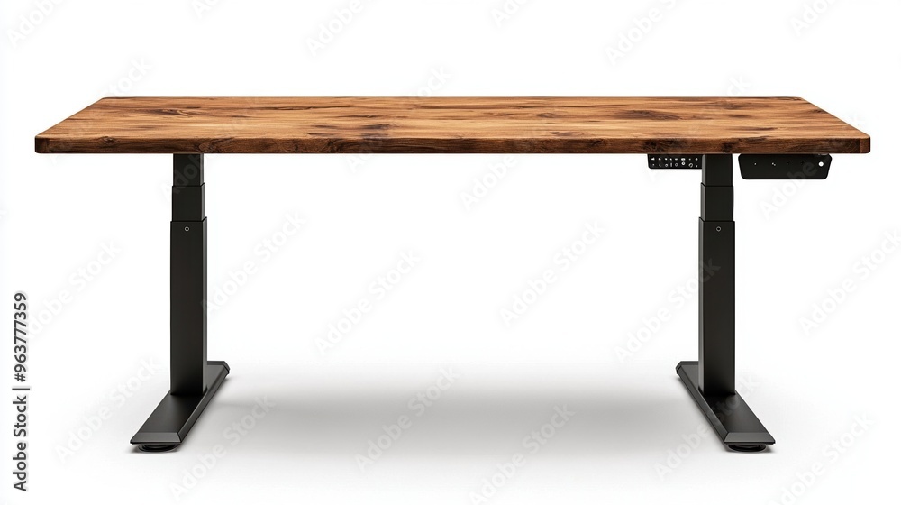 Elegant wooden desk with a modern design, ideal for home offices or workspaces, combining style and functionality effortlessly. Elegant wooden desk with a modern design, ideal for home offices or workspaces, combining style and functionality effortlessly.