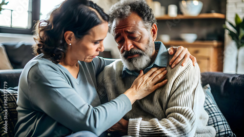 Emotional Support: Diabetic Person Receiving Encouragement from Loved One During Challenging Management Moments