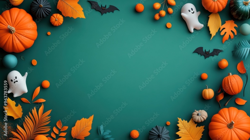 Halloween Background with Empty Space for Customization. Halloween Background with Empty Space for Customization.