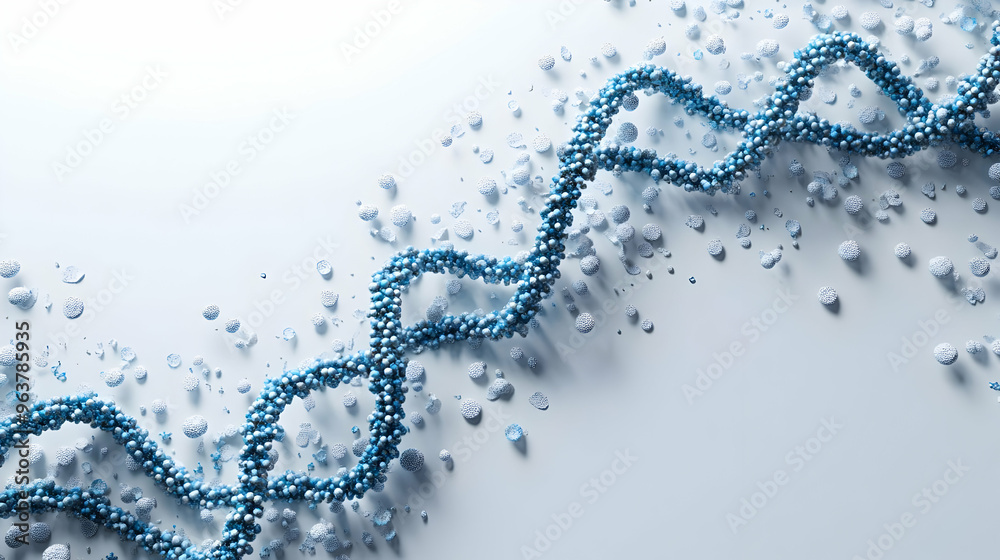 3D AI Powered Bioinformatics Minimalistic Border Frame with DNA Strands & Data Sequences for Genetic Research - Isolated Icon on White Background 3D AI Powered Bioinformatics Minimalistic Border Frame with DNA Strands & Data Sequences for Genetic Research - Isolated Icon on White Background