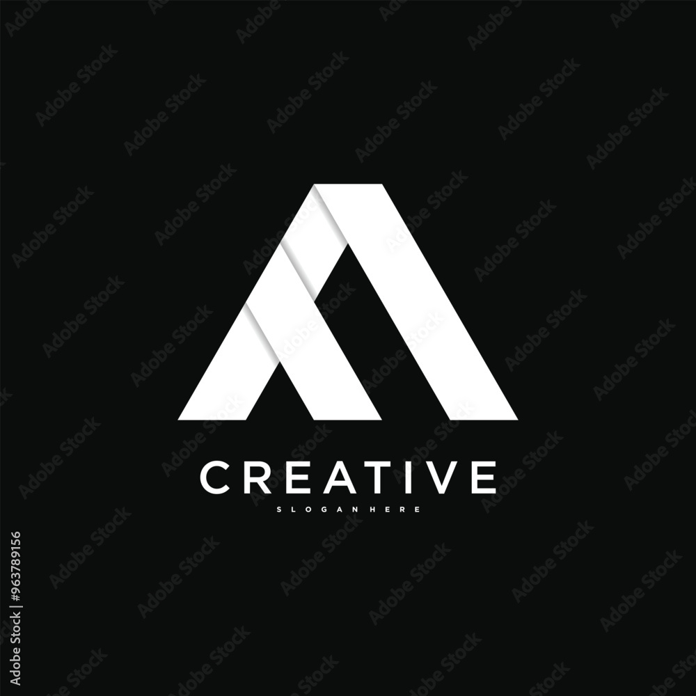 Creative letter A logo icon design template. Premium Vector Creative letter A logo icon design template. Premium Vector
