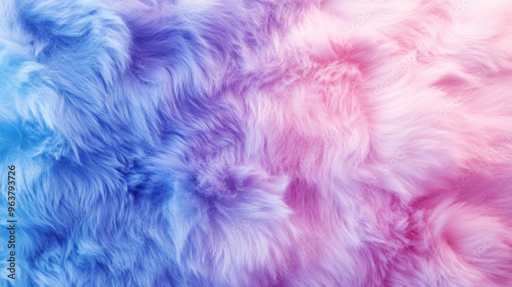 A soft, gradient fur texture blending blue and pink hues for aesthetic purposes. A soft, gradient fur texture blending blue and pink hues for aesthetic purposes.