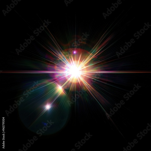 Bright light burst