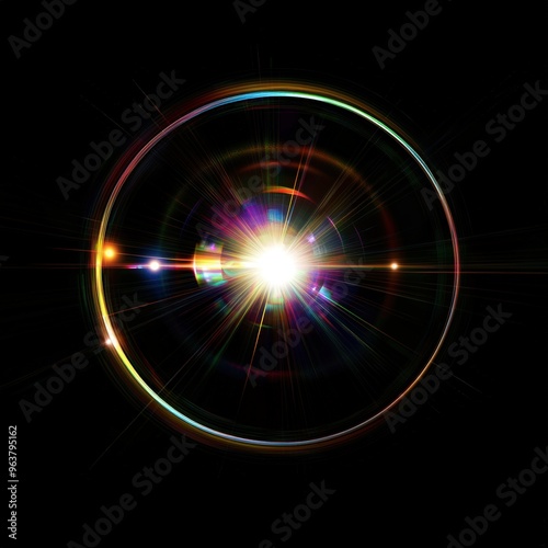 Bright light in a circle