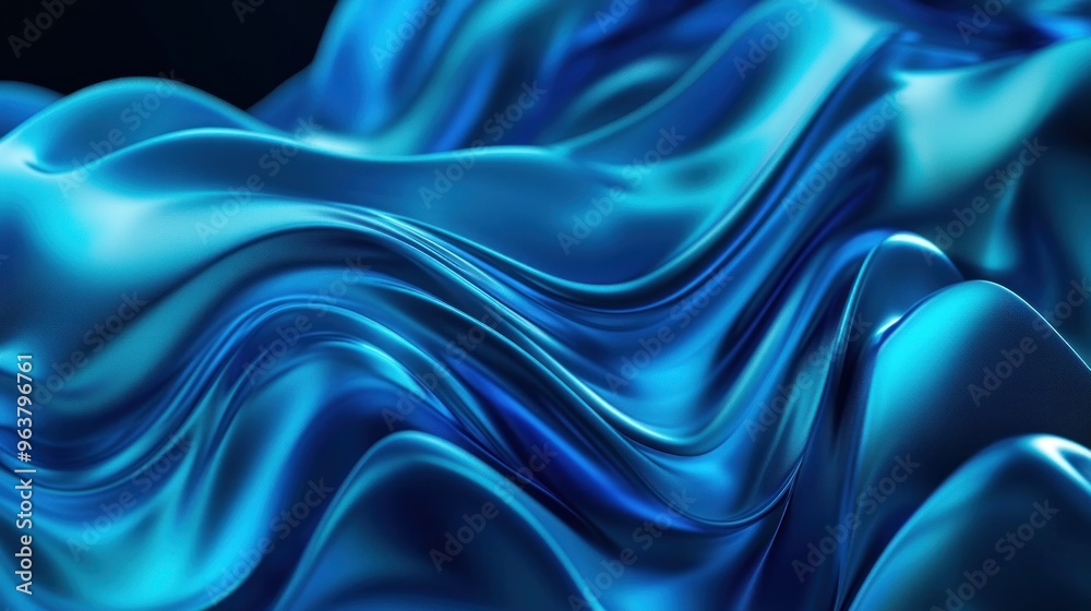 A close-up of flowing blue fabric, showcasing texture and movement. A close-up of flowing blue fabric, showcasing texture and movement.
