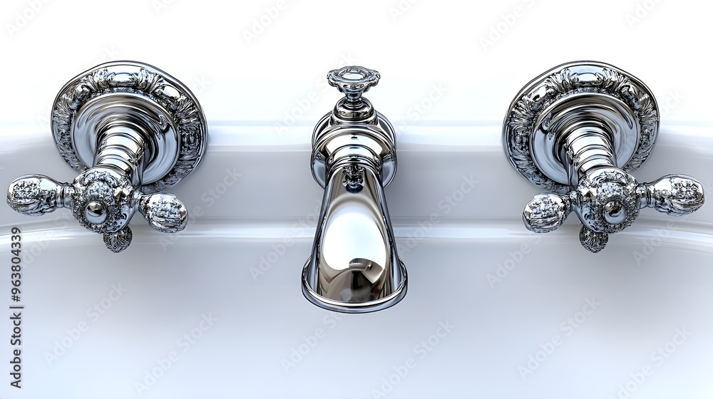Obraz premium a close up of a faucet