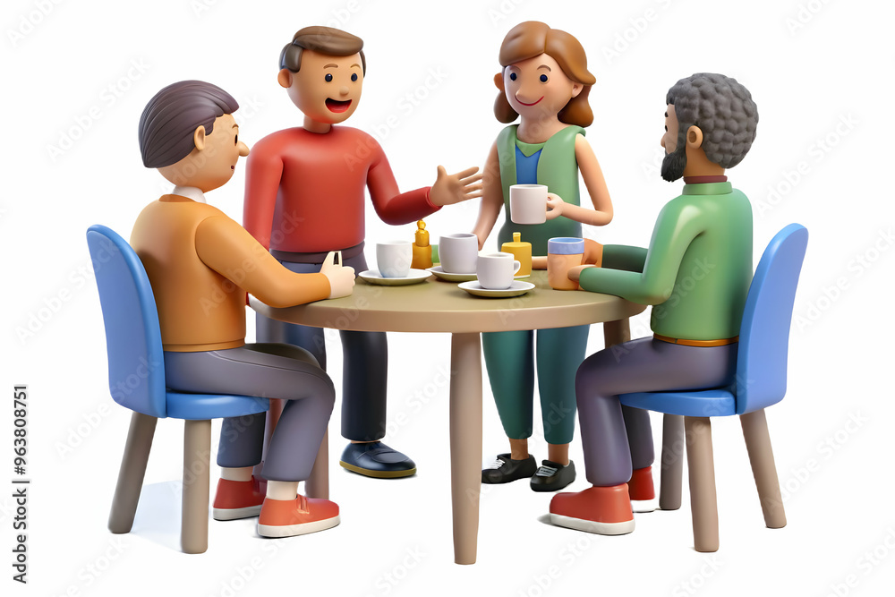Supportive Friends at Dinner: Candid Photo of Group Helping Diabetic Friend Manage Insulin Levels Before Meal, Celebrating Friendship and Understanding Supportive Friends at Dinner: Candid Photo of Group Helping Diabetic Friend Manage Insulin Levels Before Meal, Celebrating Friendship and Understanding