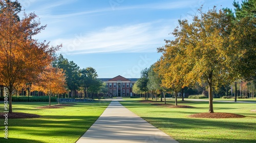 Beautiful day at the campus