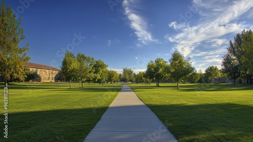 Beautiful day at the campus