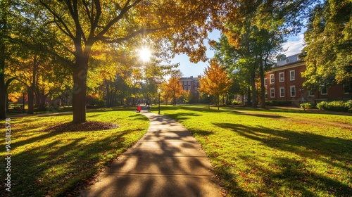 Beautiful day at the campus