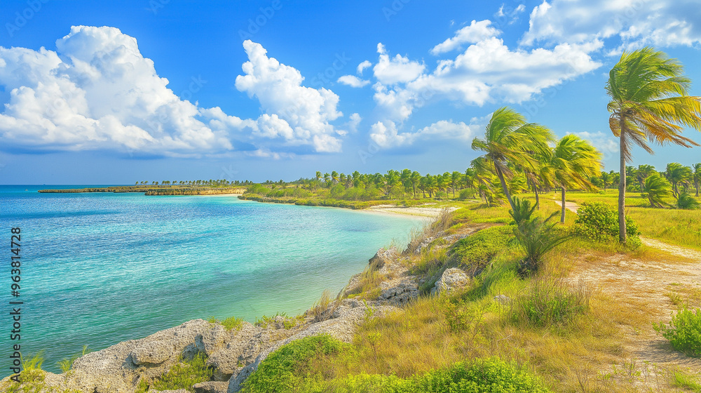 Playa Paraiso Beach is beautiful, the sea is beautiful, the sky is clear, the clouds are beautiful, and nature is beautiful. Playa Paraiso Beach is beautiful, the sea is beautiful, the sky is clear, the clouds are beautiful, and nature is beautiful.