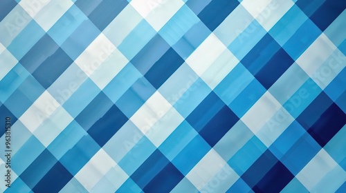 A modern background featuring a stylish blue checkered pattern. The blue color is vibrant and gives a contemporary feel. The checkered design is neatly arranged, creating a visually appealing and tren