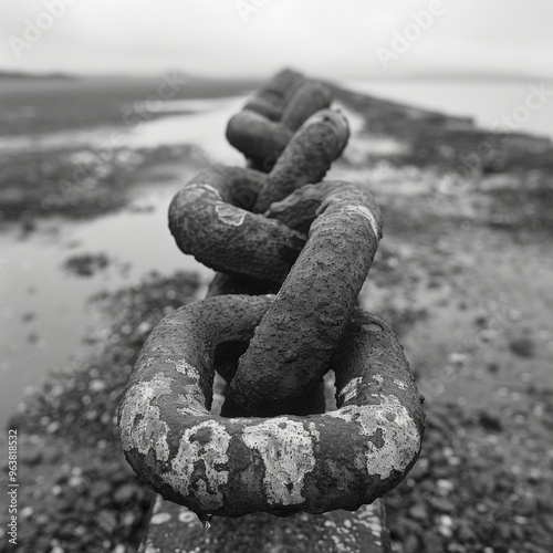 Balanced black and white background providing clarity for focused compositions. Minimalist design concept