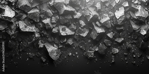 Detailed black and white background tailored to enhance specific visual effects in design. Artistic background concept