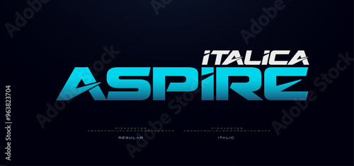 Sport Modern Future bold Alphabet Font Logo. Typography urban italic style fonts technology, sport, movie brand and logos. vector illustration