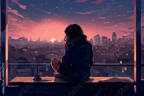 smalldesigncompany01_a_cute_illustration_of_urban_view_a_girl_s_c6bead6f-183c-46a7-9c81-52927bed246a-j