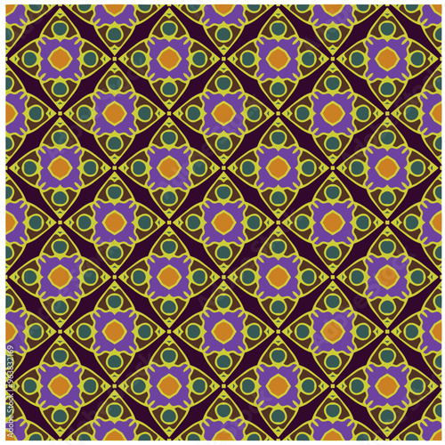 Abstract ethnic rug ornamental seamless pattern.Perfect for fashion, textile design, cute themed fabric, on wall paper, clothes patterns,wrapping paper and home decor.Vector graphics for design.